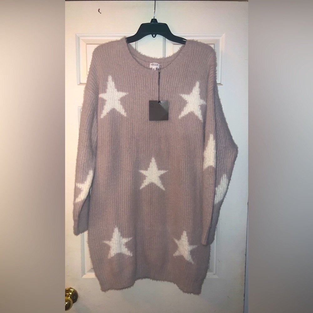 Le Lis star sweater dress